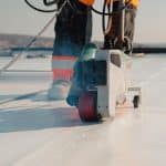 Roofer Installing Roof